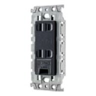 パナソニック WTL153249H アドバンスシリーズ埋込アースターミナル付ダブルコンセント(絶縁枠付)(グレー)