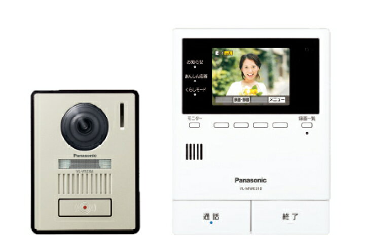 楽天市場】パナソニック VL-SVE310KLA テレビドアホン 電源コード式 