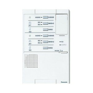 パナソニック WQN45331W 露出型(2回路) 電気錠操作器 停電バックアップ電池別売 2コ用スイッチボックス適合