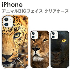 iPhone ケース 各種 アニマル 実写 (A) BIGフェイス 全3種 ハードケース TPUケース クリアケース カバー 薄型 アイフォン iphone カバー