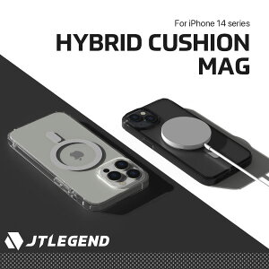 iPhone14 P[X e JTLEGEND Hybrid Cushion MAG Case S2F MagsafeΉ CX[d n[hP[X TPU ϏՌ  Xgbvz[t ACtH iPhone14 Pro iPhone14 Pro Max iPhone14 iPhone14 Plus 2022 V^