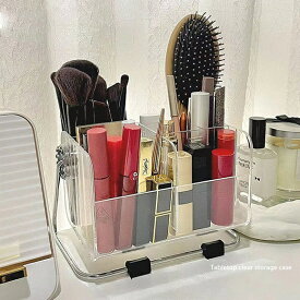 収納ケース 卓上 クリア 収納 ケース リモコン立て メイクブラシ立て コスメ収納 メイク デスク 収納グッズ インテリア 雑貨 韓国ファッション 春 夏 秋 冬 ホーム キッチン オフィス 便利