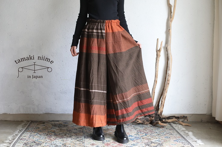 tamaki niime(タマキ ニイメ) 玉木新雌 <br>only one wide pants LONG