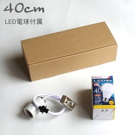 イサムノグチ AKARI　あかり　アカリペンダントライト専用コードソケットCOD-4　LED電球(E26-40W形相当)付属約40cm