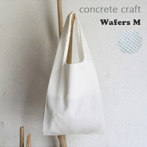 �y30%OFF�Z�[��SALE�zcraft_one original concrete craft Wafers Tote Bag M size White ���b�t���Y�g�[�g�o�b�O M�T�C�Y �z���C�g
