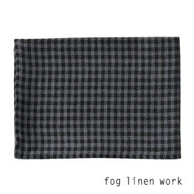【3点までネコポス可】fog linen work(フォグリネンワーク)リネン キッチンクロス 普通地 LINEN KITCHEN CLOTH THEO/テオ ランチョンマット キッチンタオル LKC001-GYBK