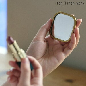 fog linen work(�t�H�O���l�����[�N)�u���X�~���[�iS�j�l�p�` / BRASS FRAMED MIRROR (S)SQUAREIAZ403-SQ