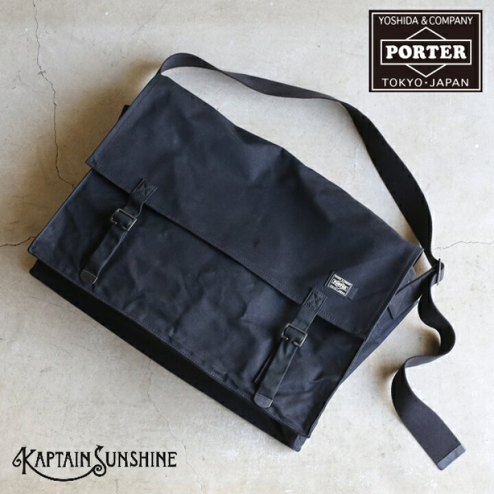 楽天市場】【Kaptain Sunshine × PORTER】Square Shoulder Bag スクア 