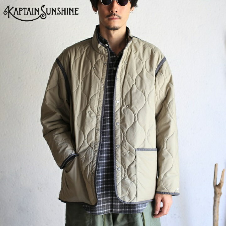 楽天市場】【Kaptain Sunshine】 Padding Liner Jacket パディング 