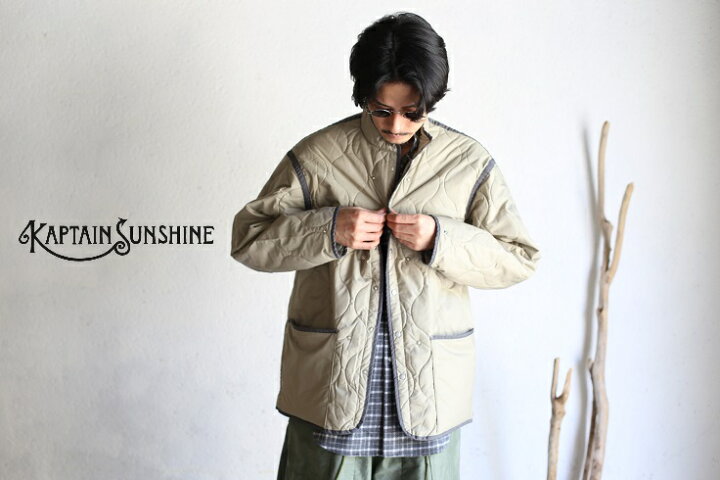 楽天市場】【Kaptain Sunshine】 Padding Liner Jacket パディング 