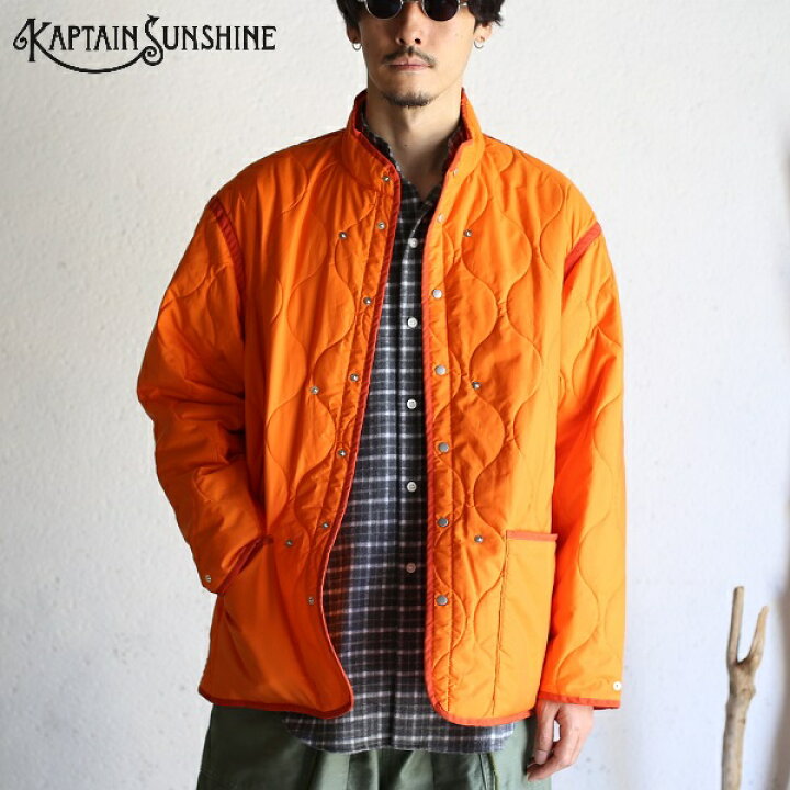 楽天市場】【Kaptain Sunshine】 Padding Liner Jacket パディング 