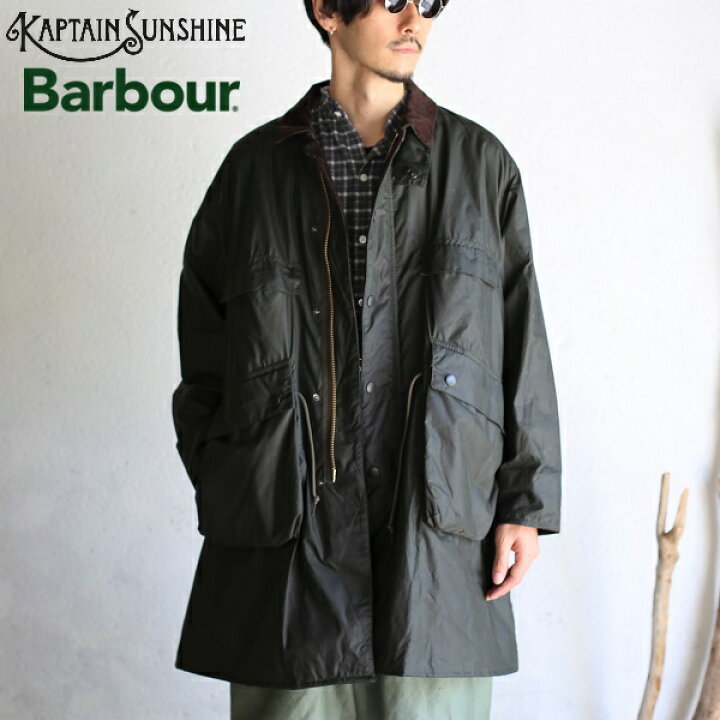 楽天市場】【Kaptain Sunshine × Barbour】 Stand Collar Traveller 