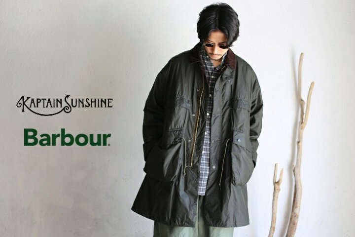 楽天市場】【Kaptain Sunshine × Barbour】 Stand Collar Traveller 