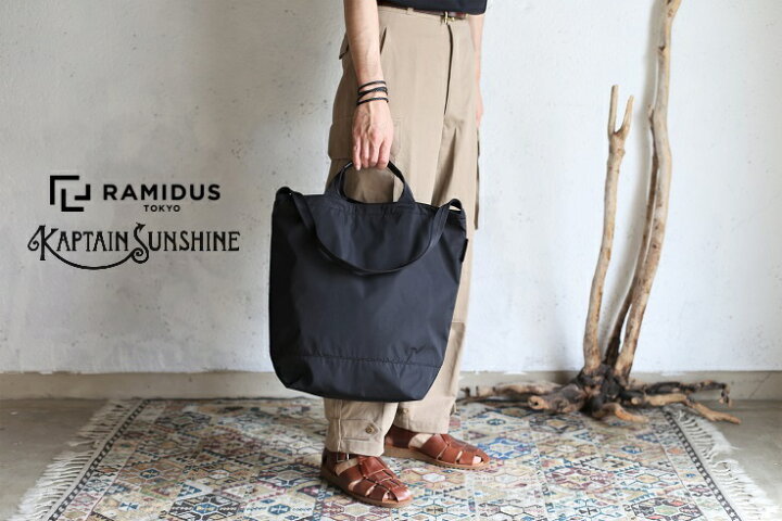 楽天市場】【Kaptain Sunshine × RAMIDUS】2Way Tote Bag 2ウェイ 