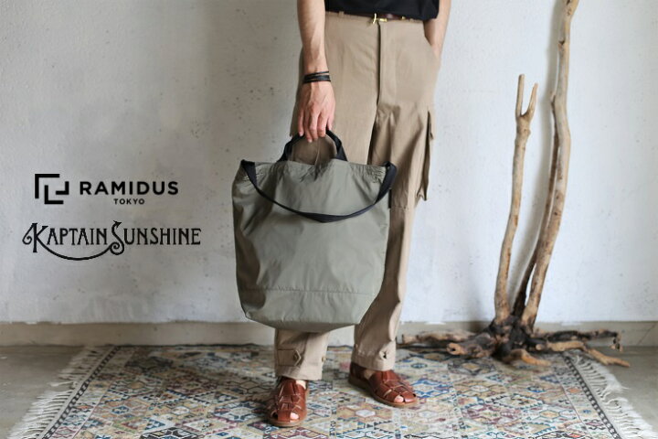 楽天市場】【Kaptain Sunshine × RAMIDUS】2Way Tote Bag 2ウェイ 
