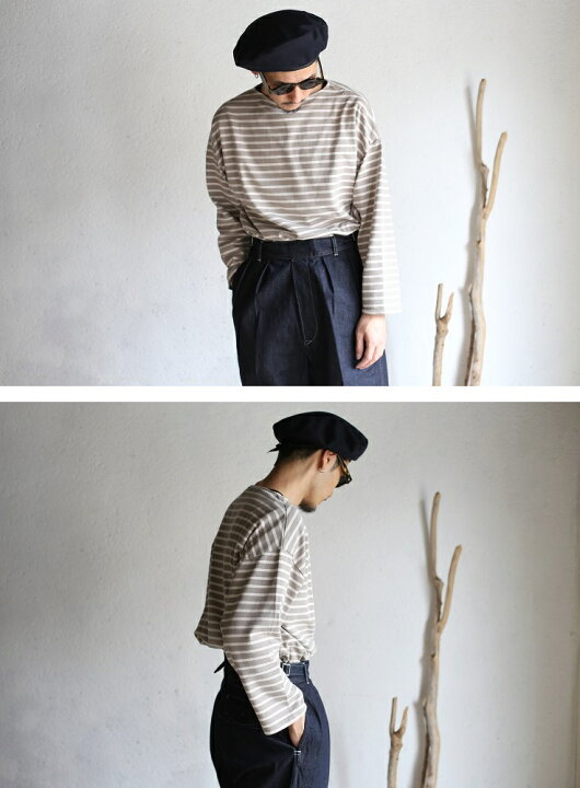 楽天市場】【30%offSALE】【Kaptain Sunshine】Suvin Boat neck Shirt 