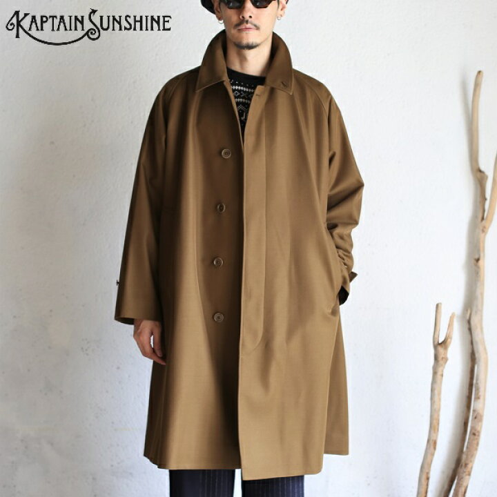楽天市場】【Kaptain Sunshine】 Walker Coat BROWN KHAKI ウォーカー 