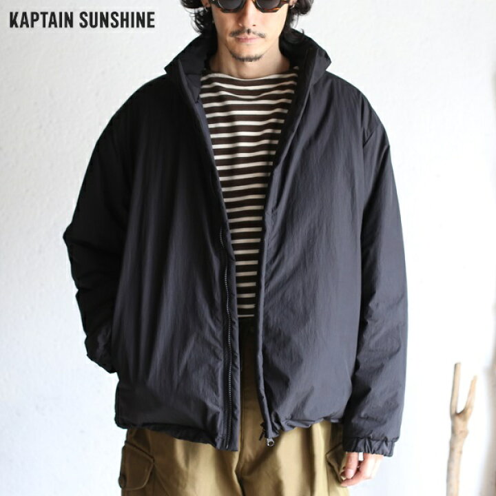 楽天市場】【Kaptain Sunshine】 Padding Blouson BLACK パディング 