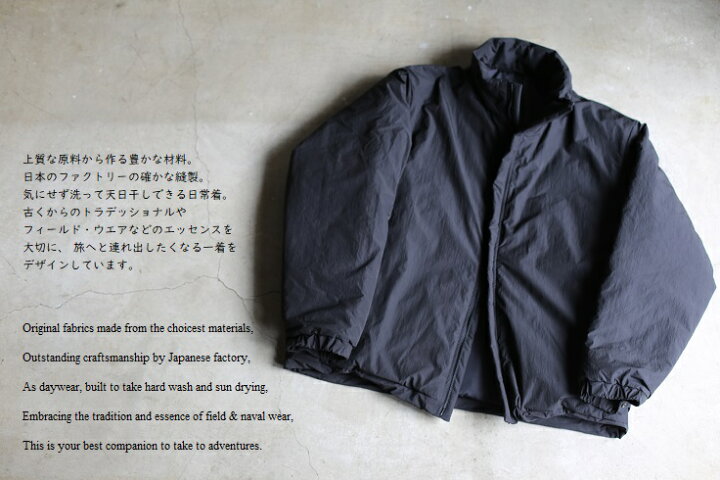 楽天市場】【Kaptain Sunshine】 Padding Blouson BLACK パディング 