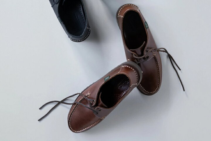 楽天市場】【KAPTAIN SUNSHINE×PARABOOT】Domingue deck shoes Brown 