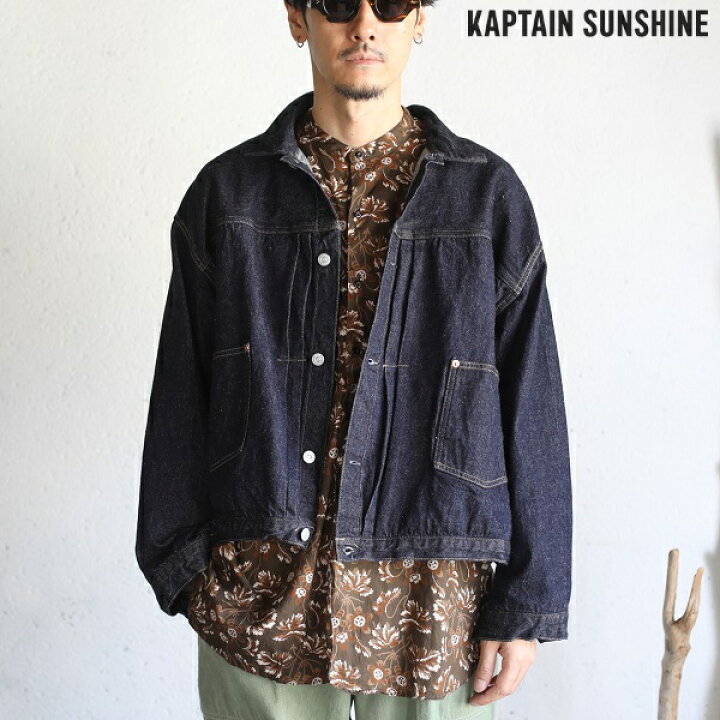 楽天市場】【Kaptain Sunshine】 Denim Tracker 2P Jacket デニム 