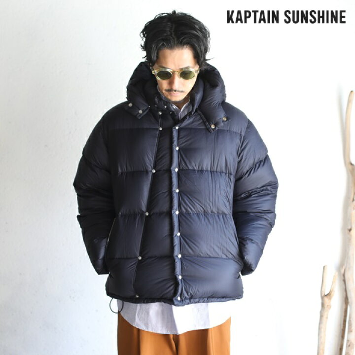 楽天市場】【Kaptain Sunshine】Mont Blanc Puffer Down Jacket NAVY  