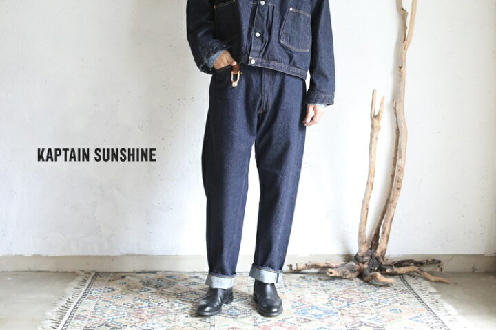 楽天市場】【Kaptain Sunshine】 5P Zipper Front Denim Pants 5  