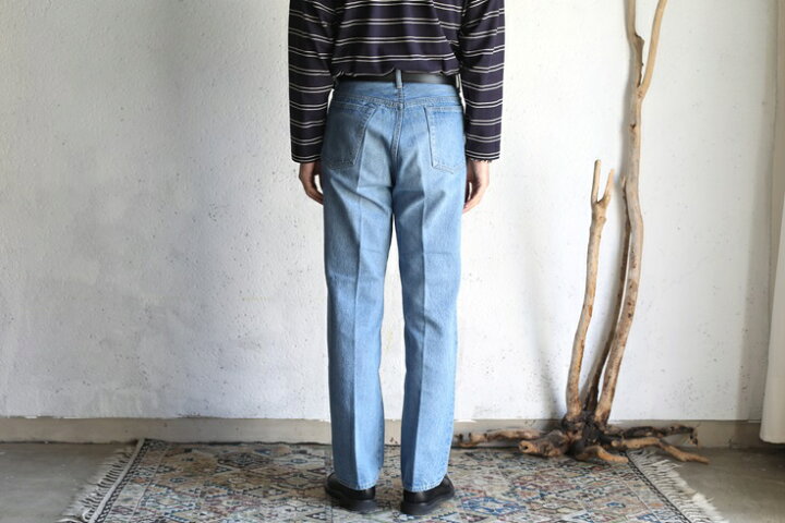 楽天市場】【Kaptain Sunshine】Skate Shoecut Denim Pants INDIGO 