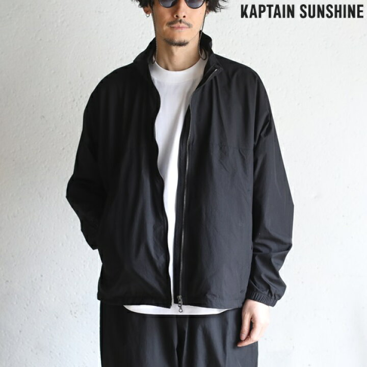 楽天市場】【Kaptain Sunshine】 Stand Collar Blouson BLACK スタンド 