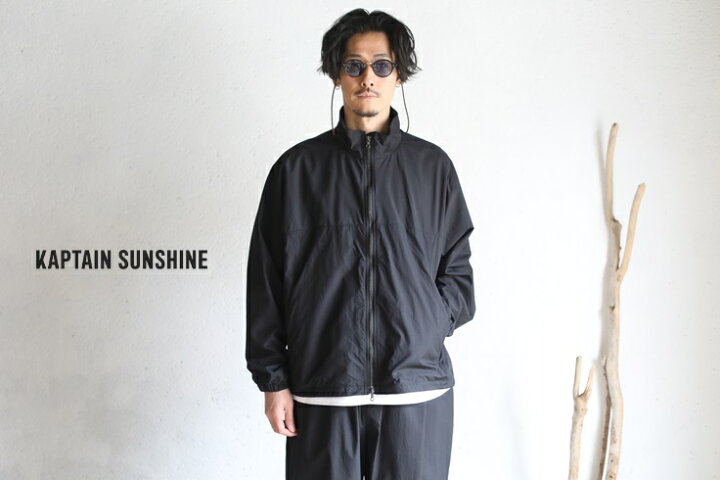 楽天市場】【Kaptain Sunshine】 Stand Collar Blouson BLACK スタンド 