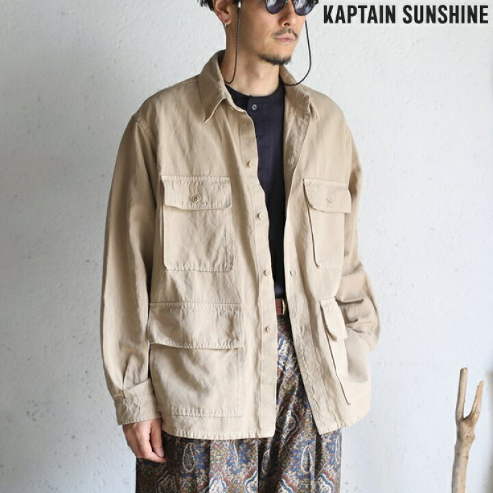楽天市場】【20%OFFセールSALE】【Kaptain Sunshine】 Safari Shirt 