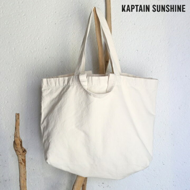 楽天市場】【Kaptain Sunshine】2way Tote Bag WHITE 2ウェイトート 