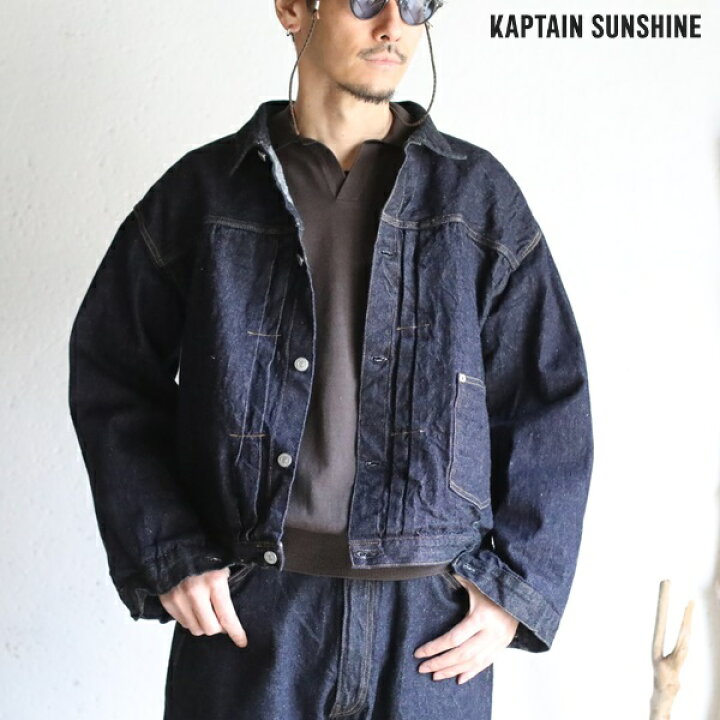 楽天市場】【Kaptain Sunshine】 Denim Tracker 1P Jacket デニム 