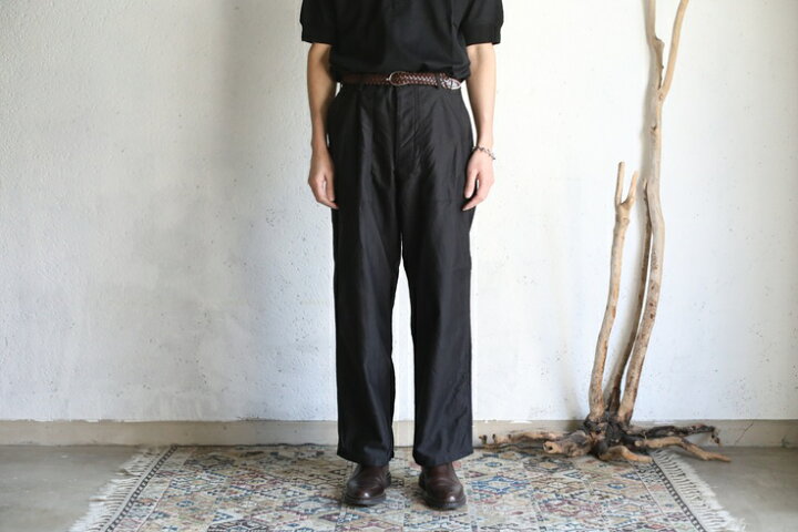 楽天市場】【Kaptain Sunshine】 Baker Pants BLACK ベイカーパンツ 