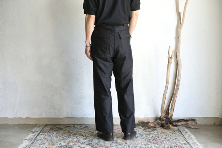 楽天市場】【Kaptain Sunshine】 Baker Pants BLACK ベイカーパンツ 