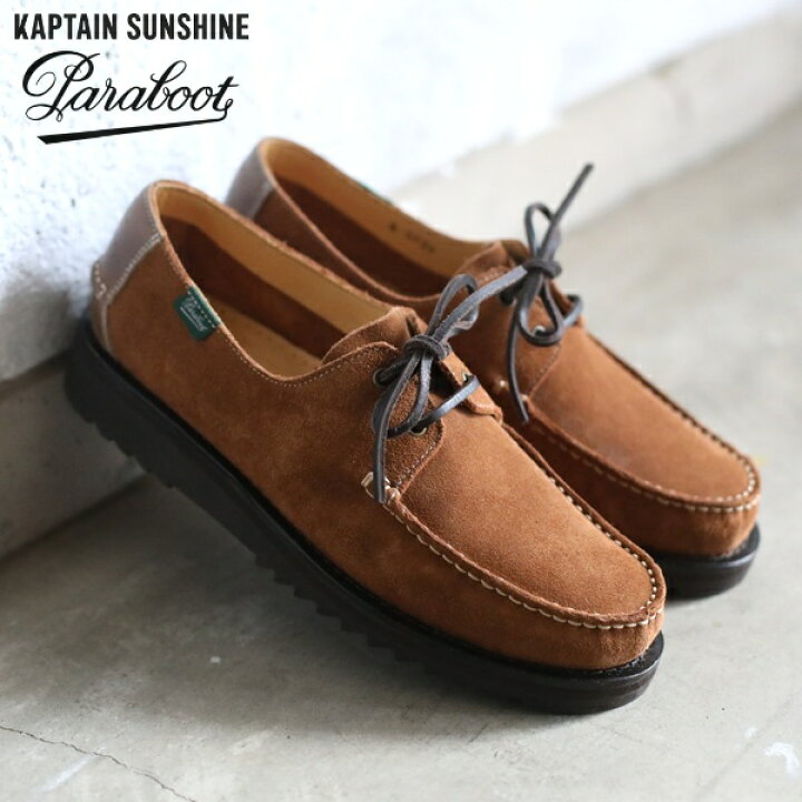 楽天市場】【KAPTAIN SUNSHINE×PARABOOT】Domingue Suede deck shoes 