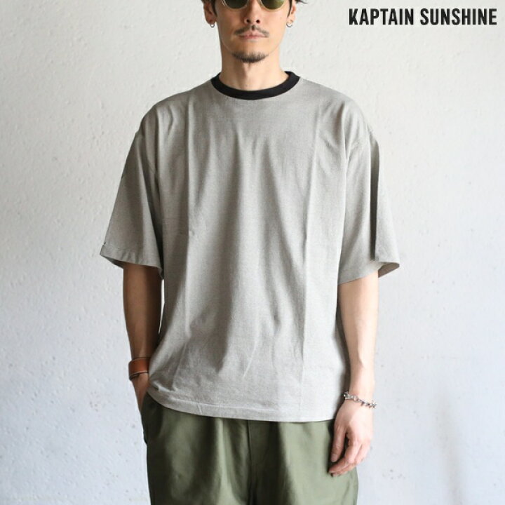 楽天市場】【Kaptain Sunshine】Hard Twisted Stripe Jersey S/S Tee