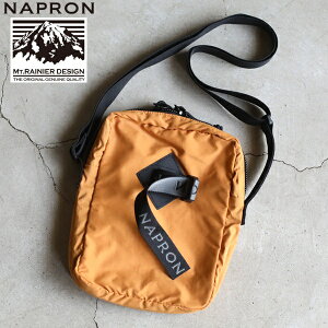 NAPRON(iv) MT.RAINIER DESIGN ʒ 1ROOM SHOULDER MUSTARD }Eg[jAʒ1[V_[ }X^[h ~jV_[obO NP-BG54