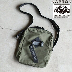 NAPRON(iv) MT.RAINIER DESIGN ʒ 1ROOM SHOULDER OLIVE }Eg[jAʒ1[V_[ I[u ~jV_[obO NP-BG54