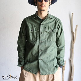 【orslow】 US ARMY FATIGUE SHIRTS オリジナルバックサテン生地 オアスロウ ワンウォッシュシャツ ユーエスアーミーファティーグシャツ 日本製【送料無料】