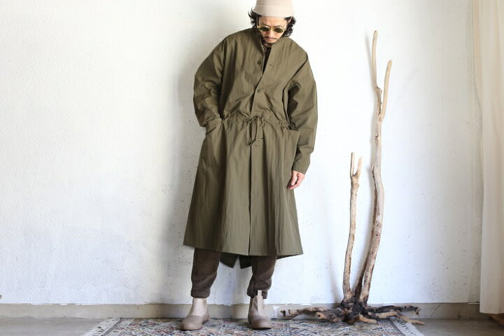 楽天市場】【50%OFFセールSALE】【orslow】ARMY NO COLLAR COAT 