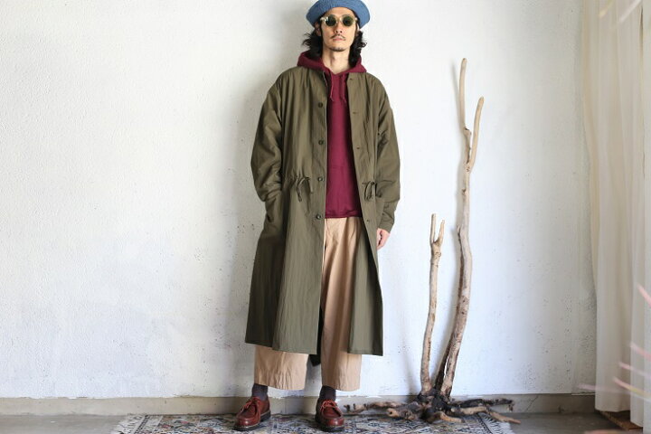 楽天市場】【50%OFFセールSALE】【orslow】ARMY NO COLLAR COAT 