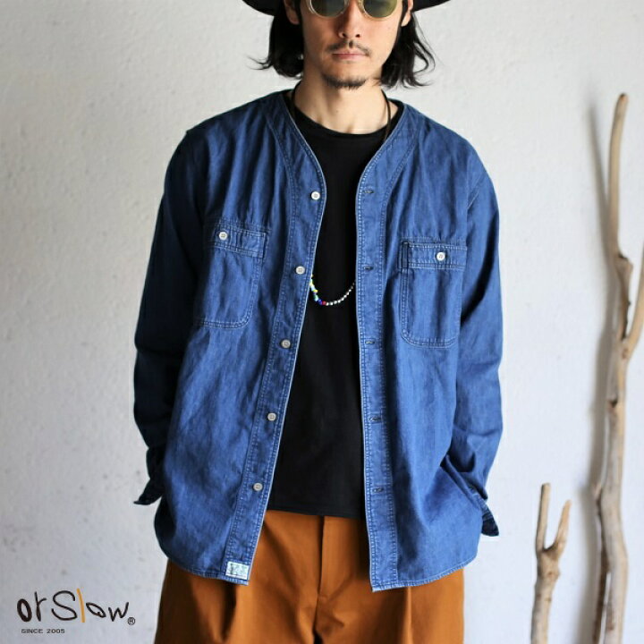 楽天市場】【30%OFFセールSALE】【orslow】 INNER DENIM SHIRTS NO 