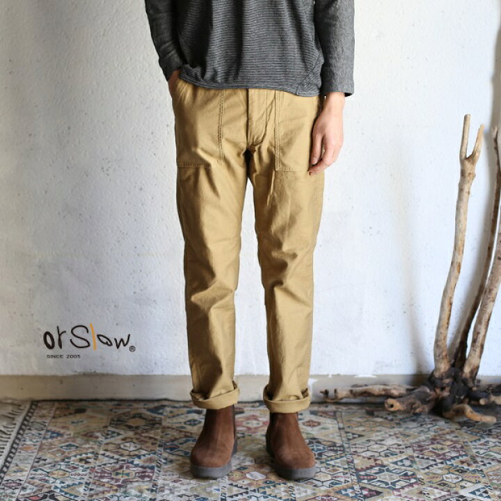 楽天市場】【orslow】 US SLIM FIT FATIGUE KHAKIオアスロウ ユーエス 