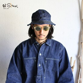 【orslow】 UNISEX US NAVY HAT 9oz Original Selvedge Denim One Wash オアスロウ U.Sネイビーハット 9oz オリジナルセルビッジデニム ワンウォッシュオアスロウ 日本製