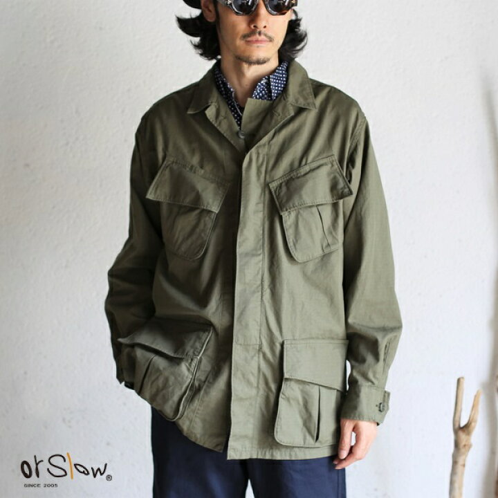 楽天市場】【orslow】 US ARMY TROPICAL JACKET Jungle fatigue 