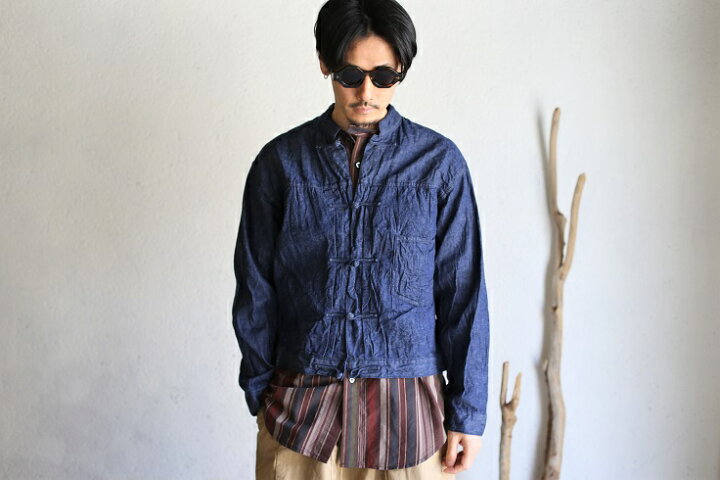 楽天市場】【40%OFFセールSALE】【orslow】FROG BUTTON DENIM JACKET 