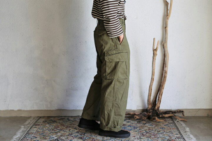 楽天市場】【orslow】 M-47 M47 FRENCH ARMY CARGO PANTS ARMY GREEN 