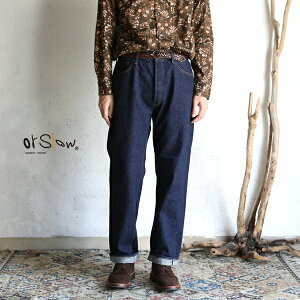 orslow �I�A�X���E 105XX THE 1950S SELVEDGE DENIM PANTS One Wash 13.7oz(�I���X) �Z���r�b�`�f�j�� �����E�H�b�V�� ���{�� �y���������z 01-1050XX-81