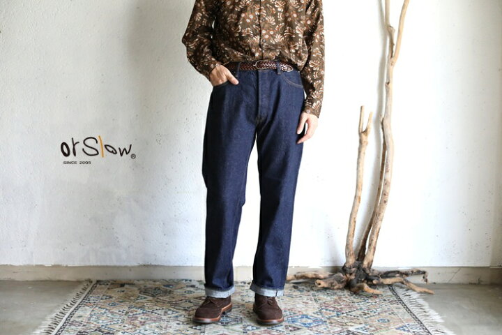 楽天市場】orslow オアスロウ 105XX THE 1950S SELVEDGE DENIM PANTS 